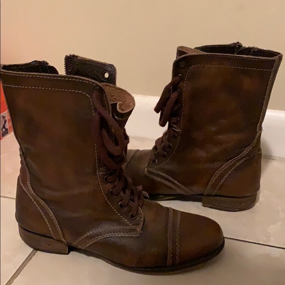Steve Madden brown Troopa boots - Picture 2 of 5